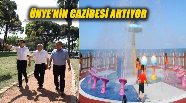 BÜYÜKŞEHİR ÜNYE'NİN CAZİBESİNİ ARTIRDI