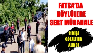 SUYUNA SAHİP ÇIKAN KÖYLÜLERE SERT MÜDAHALE!