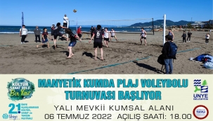 ÜNYE'DE PLAJ VOLEYBOL TURNUVASI BAŞLIYOR
