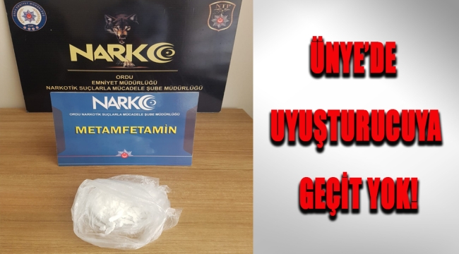 ÜNYE'DE UYUŞTURUCU İLE MÜCADELE DEVAM EDİYOR