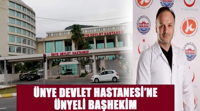 YENİ BAŞHEKİM UZMAN DOKTOR AHMET ATEŞ OLDU!
