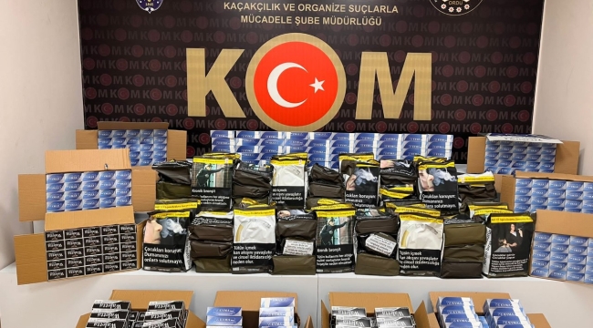KAÇAK SİGARACILAR YAKAYI ELE VERDİ