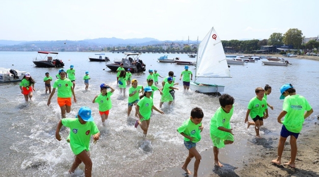 ÜNYE'DE 40 ÇOCUK SU SPORLARI EĞİTİMİNE BAŞLADI