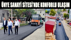 ÜNYE SANAYİ SİTESİ'NDE KONFORLU ULAŞIM