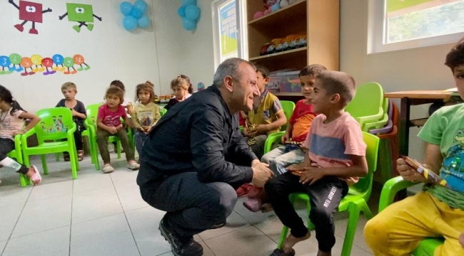 Vali Sonel, Mevsimlik Tarım İşçilerini Ziyaret Etti