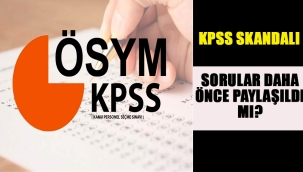 YİNE BİR KPSS SKANDALI