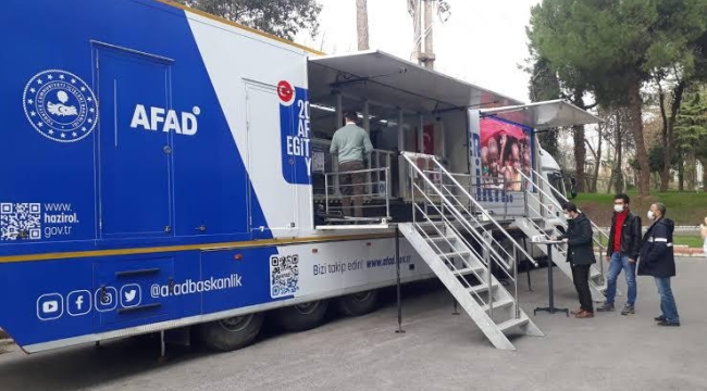 AFAD Deprem Simülasyon Tırı Ordu'ya Geliyor