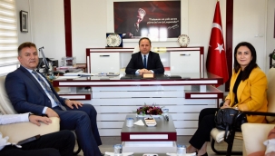 AK PARTİ'DEN MİLLİ EĞİTİM MÜDÜRÜ'NE ZİYARET