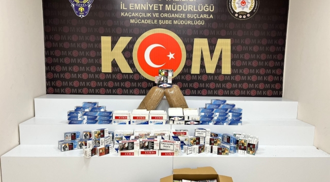 ALTINORDU'DA KAÇAK ÜRÜNLER ELE GEÇİRİLDİ