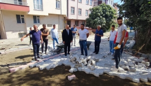 ÇINARLIK MAHALLESİ'NDE YOL ÇALIŞMALARI HIZ KESMİYOR