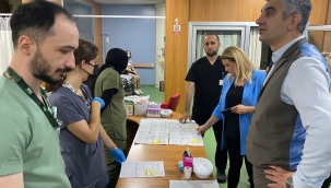 İL SAĞLIK MÜDÜRÜ TÜZÜN'DEN ÜNYE'YE ZİYARET
