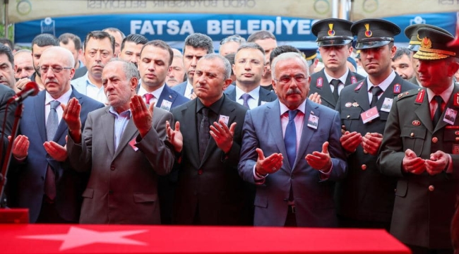 ORDU ŞEHİDİNİ UĞURLADI!