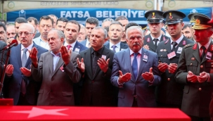 ORDU ŞEHİDİNİ UĞURLADI!
