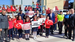 ÜNYE'DE "HAYATA SAYGI DURUŞU"
