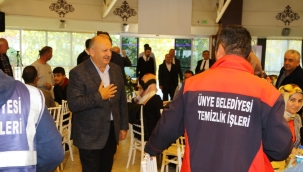 BAŞKAN TAVLI, "ÜNYE'YE HİZMET EDEN BÜYÜK BİR AİLEYİZ"