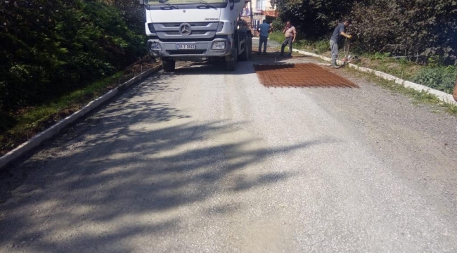 ÇAYBAŞI-İLKÜVEZ ARASINDA YOL SEVİNCİ