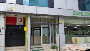 KIZILAY ÜNYE ŞUBESİ, ZİRAAT ODASI'NA KOMŞU OLDU