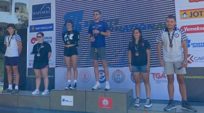 TRİATLON SPORCUSU KIR'DAN BİR ALTIN MADALYA DAHA