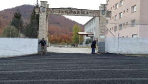 AKKUŞ'TA JANDARMA YOLU ASFALTLANIYOR
