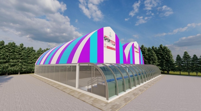 BÜYÜKŞEHİR TENİS KORTLARINI YENİLİYOR