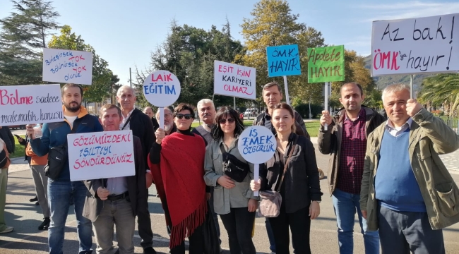 EĞİTİM-SEN'DEN 1 GÜNLÜK İŞ BIRAKMA EYLEMİ