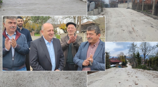 MUHTARLARDAN BAŞKAN TAVLI'YA YOL TEŞEKKÜRÜ