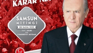 ŞANLITÜRK'TEN, SAMSUN MİTİNGİNE DAVET