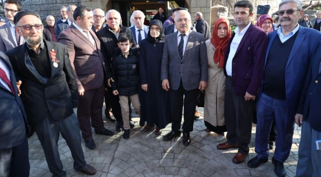 BAŞKAN GÜLER GAZİLER VE ŞEHİT AİLELERİ İLE BİR ARAYA GELDİ