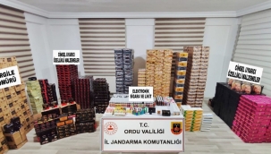 ORDU İL JANDARMA'DAN KAÇAKÇILARA DARBE!