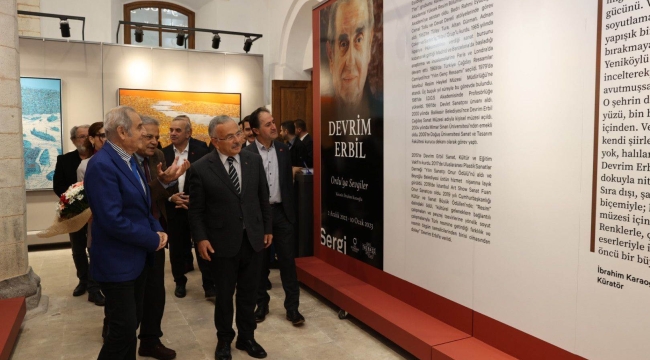 RESSAM DEVRİM ERBİL'İN ESERLERİ SANATSEVERLERLE BULUŞTU