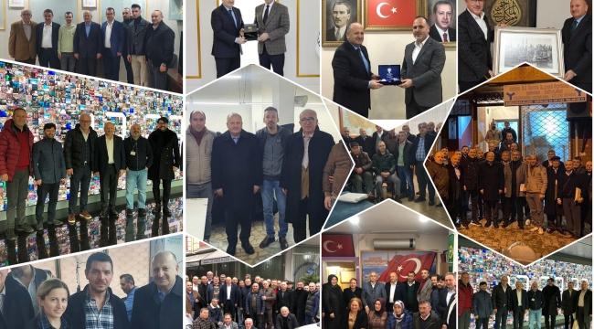 BAŞKAN TAVLI GURBETTEKİ ÜNYELİLERLE BULUŞTU