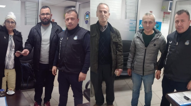 DUYARLI VATANDAŞ PARA DOLU CÜZDANI SAHİBİNE TESLİM ETTİ