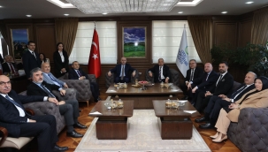 KURTULMUŞ'TAN BAŞKAN GÜLER VE VALİ SONEL ZİYARETİ