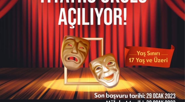 OBBKT'DE 'TİYATRO OKULU' AÇILIYOR