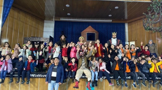 OBBKT İLÇELERDE ÇOCUKLARLA BULUŞUYOR