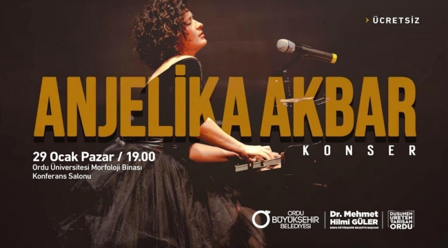 PİYANONUN KRALİÇESİ ANJELİKA AKBAR ORDU'DA