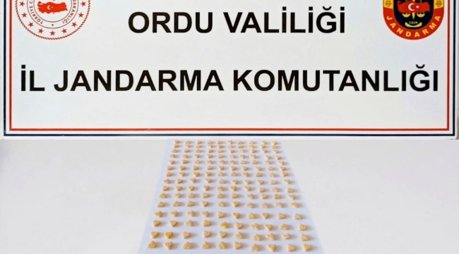 ÜNYE'DE ECSTASY TUTUKLAMASI