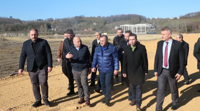 VALİ SONEL, ÜNYE OSB'Yİ İNCELEDİ