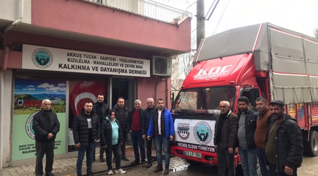 AKTUDER VE ÜNSEBDER YARDIM İÇİN YOLA ÇIKTI