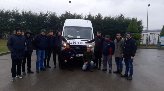 BAŞKAN TAVLI DEPREM GÖNÜLLÜLERİNİ UĞURLADI