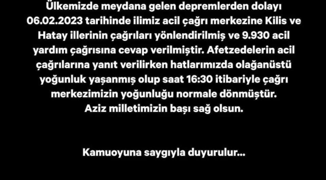 BAŞKAN ZENGİN: "SİZ İFTİRACILARI ALLAH'A HAVALE EDİYORUZ"