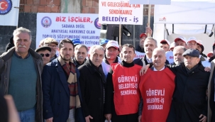 ÇAYBAŞI BELEDİYESİ'NDE GREV