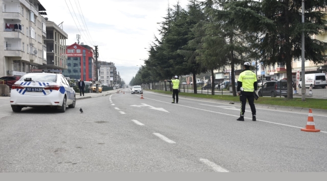 ORDU'DA TRAFİK DENETİMLERİ ARALIKSIZ SÜRÜYOR