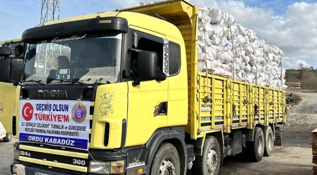 ORDU, DEPREM BÖLGESİ İÇİN SEFERBER OLDU