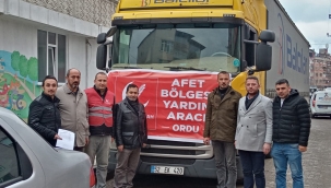 YENİDEN REFAH'IN YARDIM TIRI YOLA ÇIKTI