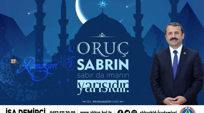 BAŞKAN DEMİRCİ "RAMAZAN AYINDA YARALARIMIZI SARMAYA DEVAM EDECEĞİZ"
