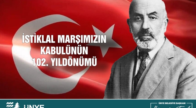 BAŞKAN TAVLI, "İSTİKLAL MARŞIMIZ, BAĞIMSIZLIĞIMIZIN SİMGESİDİR"