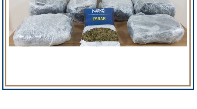 ORDU'DA 22 KİLO ESRAR ELE GEÇİRİLDİ