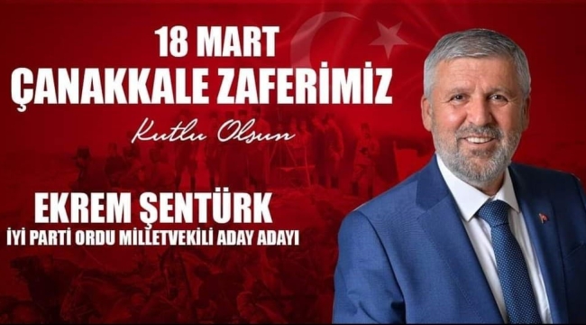 ŞENTÜRK: "ÇANAKKALE, GERÇEĞİN ORTAYA ÇIKTIĞI YERDİR"