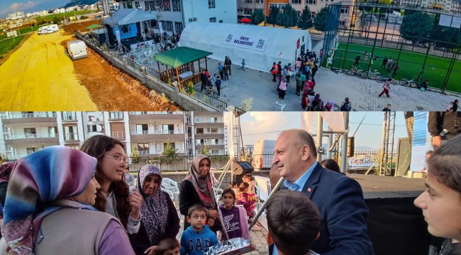 ÜNYE BELEDİYESİ ADIYAMAN'DA YARALARI SARIYOR